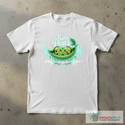 Two Peas In A Pod Couples Matching Best Friend Cute Veg T-Shirt