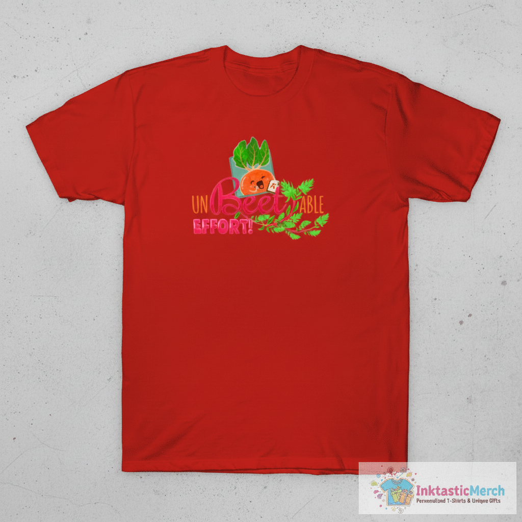 Unbeetable Effort! - Punny Garden T-Shirt 1 Unbeetable Effort! - Punny Garden T-Shirt