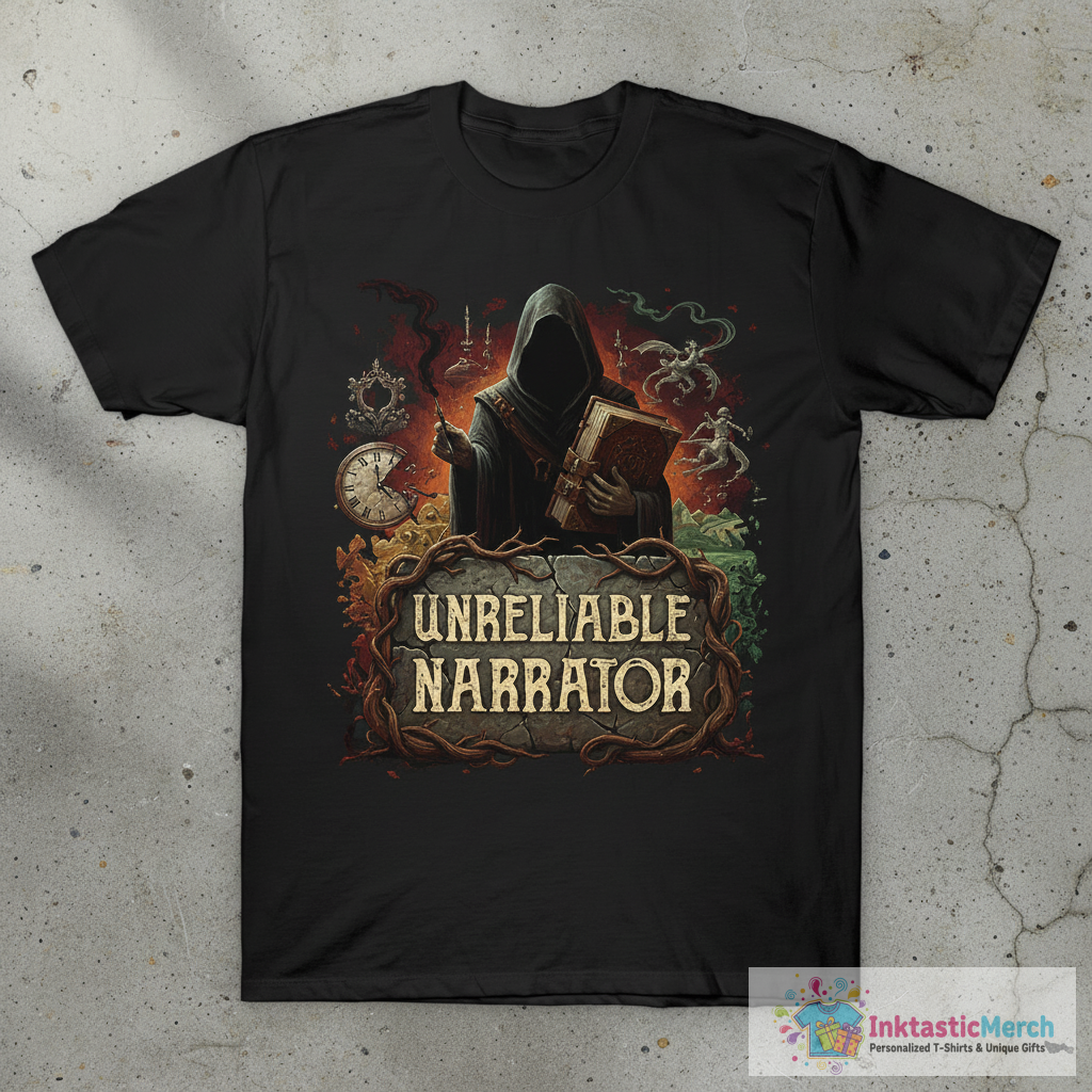 Unreliable Narrator T-Shirt 1 Unreliable Narrator T-Shirt