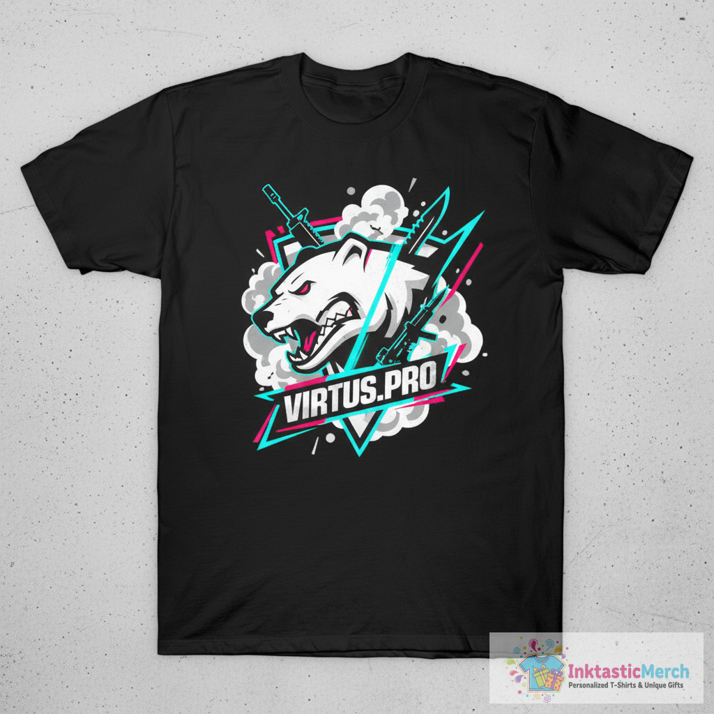 Virtus Pro Team Redesign Logo Black Edition T-Shirt 1 Virtus Pro Team Redesign Logo Black Edition T-Shirt