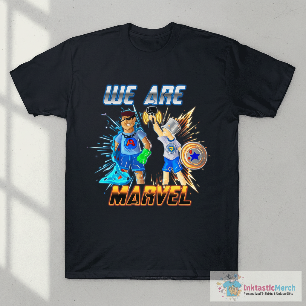 We Are Marvel Pod Just Name and Characters T-Shirt 1 We Are Marvel Pod Just Name and Characters T-Shirt