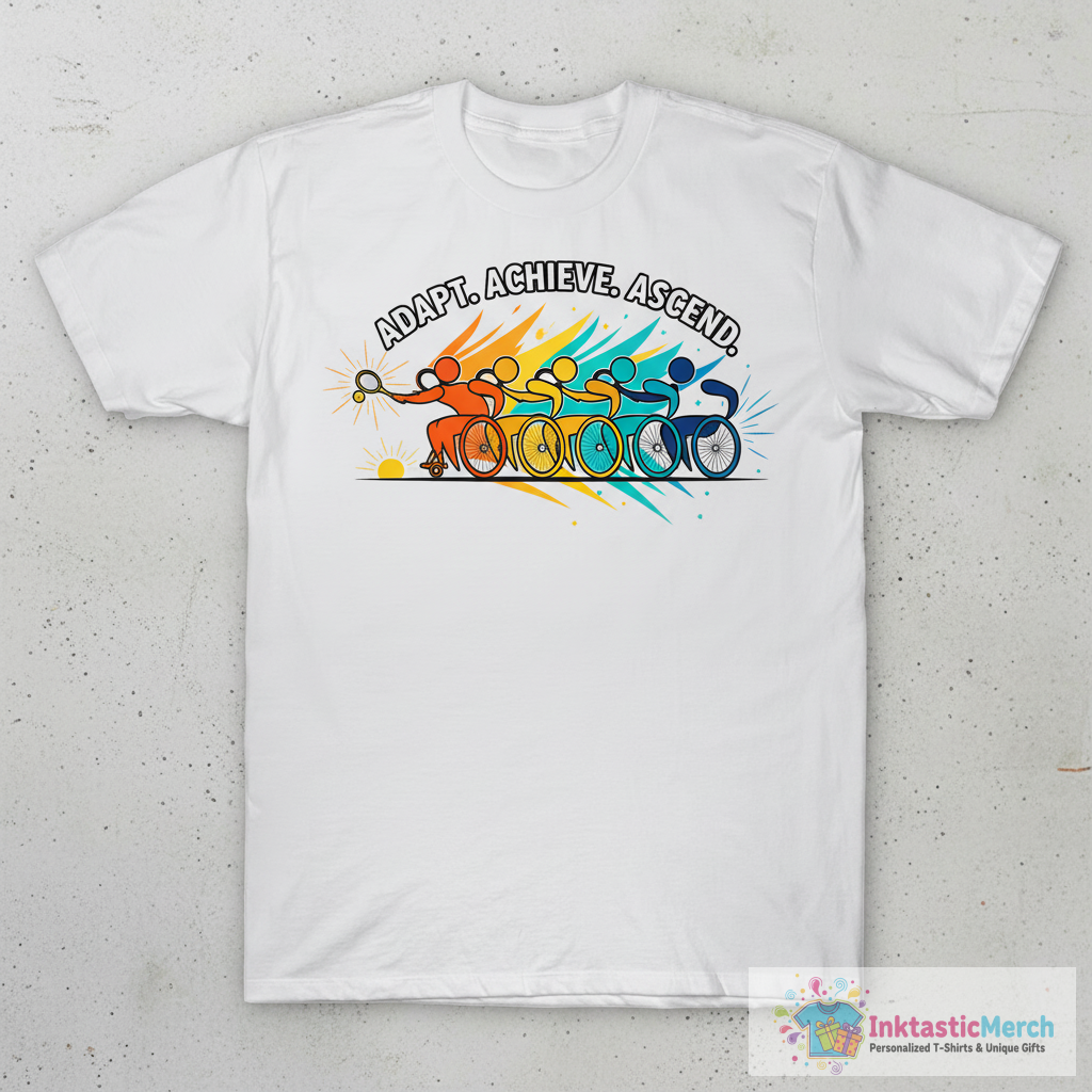 Wheelchair Tennis Player with a tennisball | BTNNS T-Shirt 1 Wheelchair Tennis Player with a tennisball | BTNNS T-Shirt