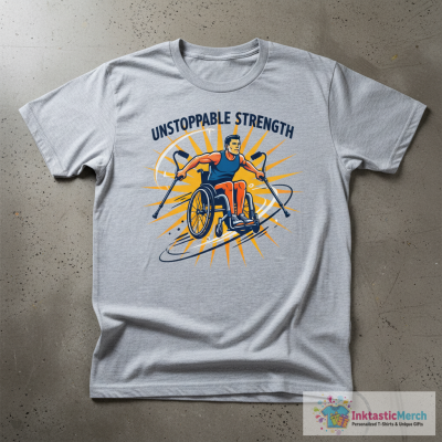 Wheelchair and Cross Crutches Canes T-Shirt