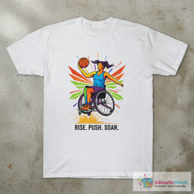 Wheelchair basketball girl T-Shirt