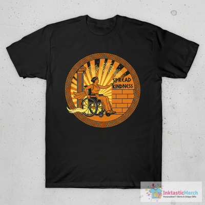 Wheelchair with Fireworks Display T-Shirt