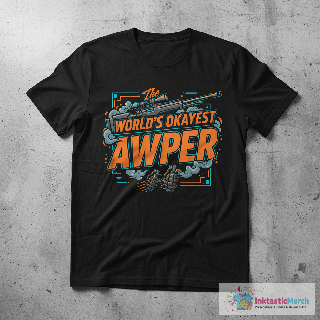 World's Okayest Awper T-Shirt 1 World's Okayest Awper T-Shirt