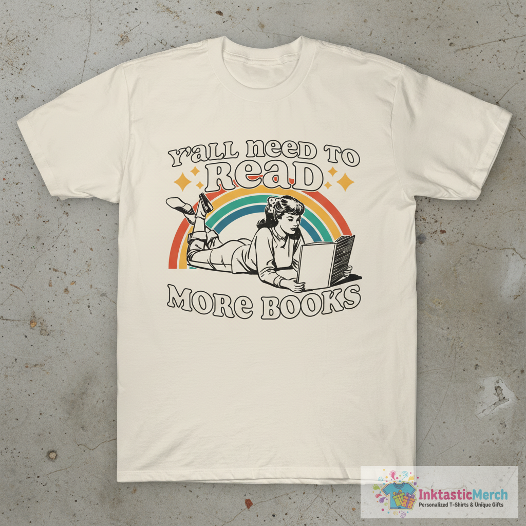 Y'all Need To Read More Books T-Shirt 1 Y'all Need To Read More Books T-Shirt