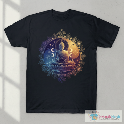 Ying and Yang Buddha T-Shirt