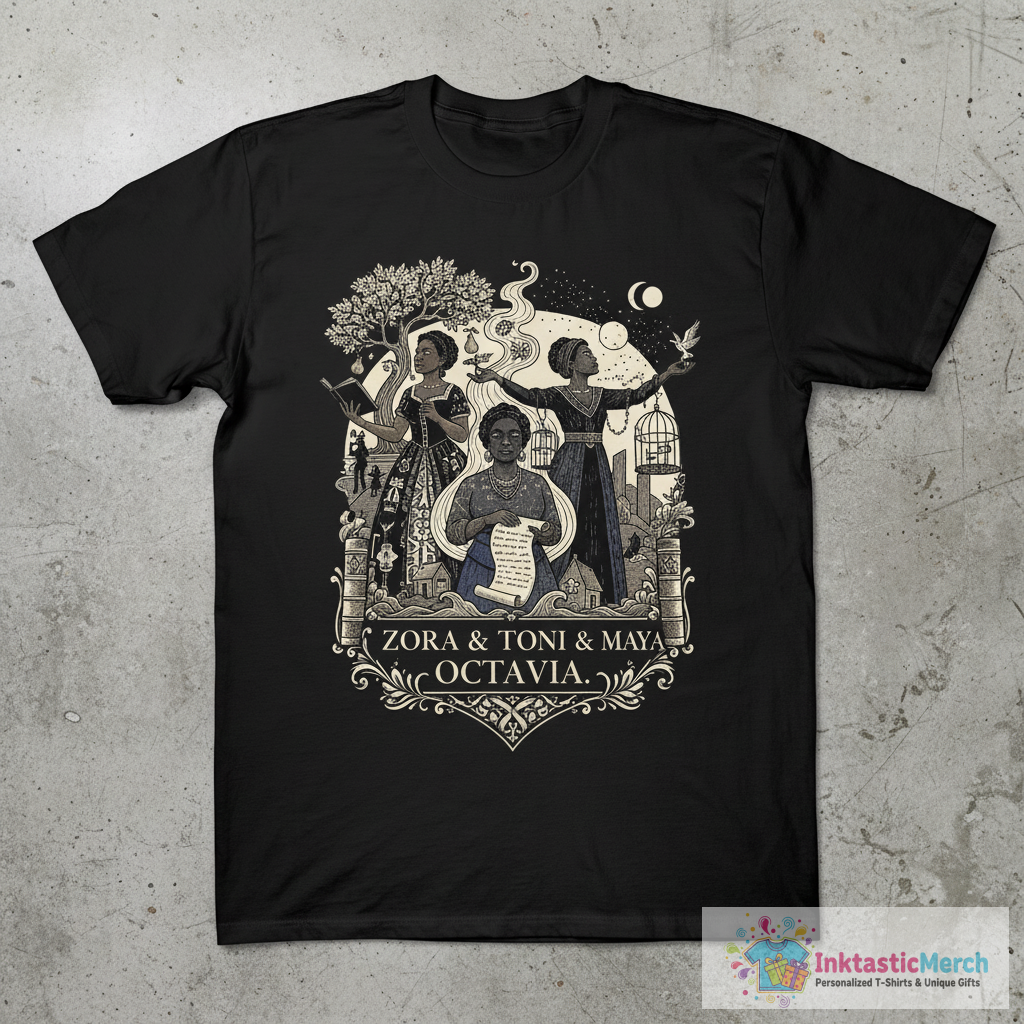 Zora & Toni & Maya & Octavia T-Shirt T-Shirt 1 Zora & Toni & Maya & Octavia T-Shirt T-Shirt