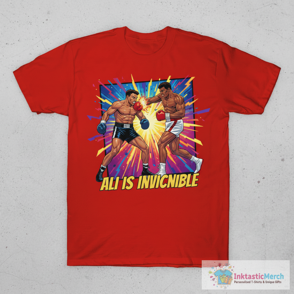 ali who is invincible T-Shirt 1 ali who is invincible T-Shirt