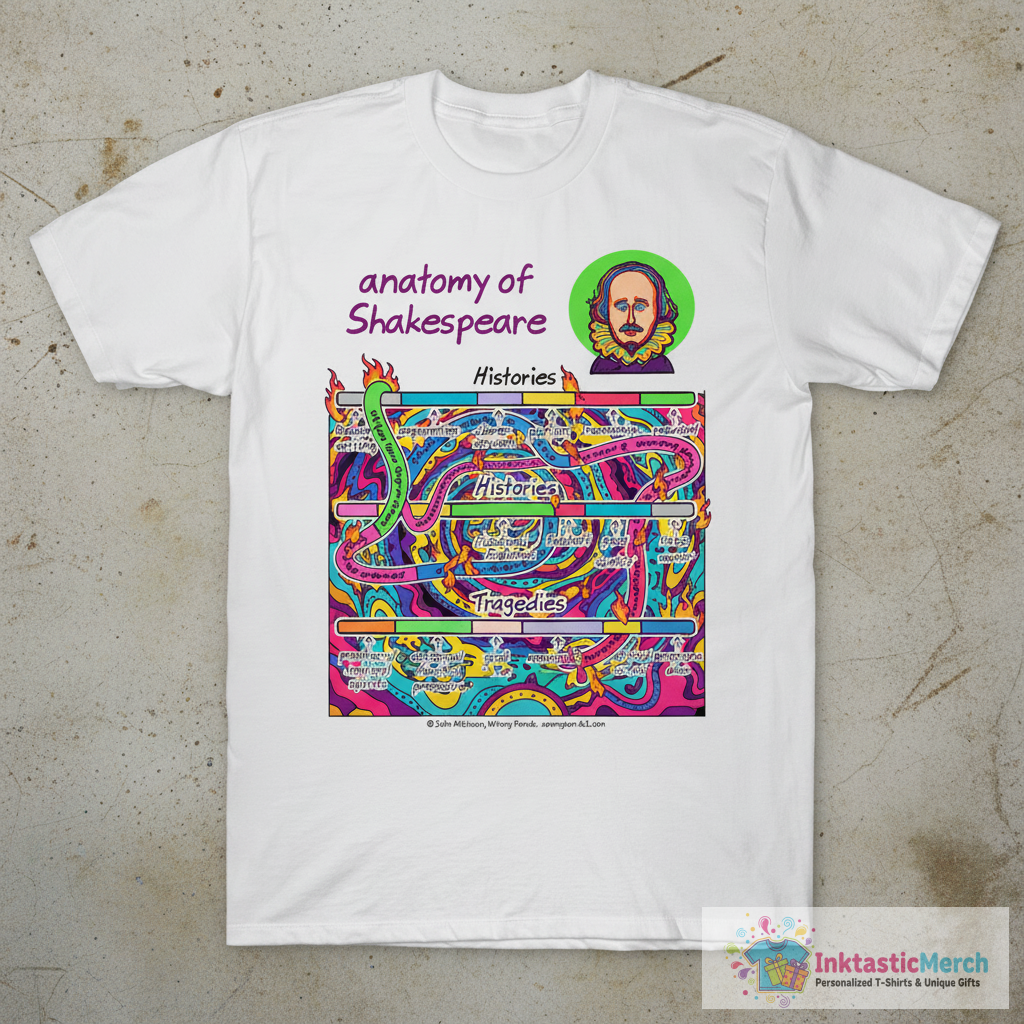 anatomy of Shakespeare T-Shirt 1 anatomy of Shakespeare T-Shirt