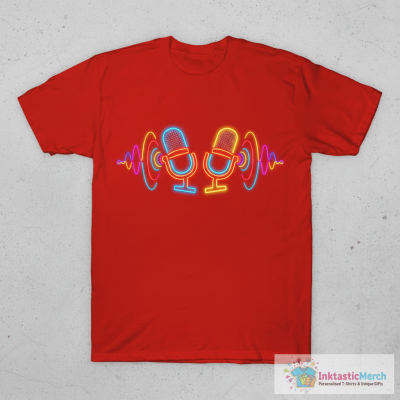 electric rooster diffused abstract colorful design T-Shirt
