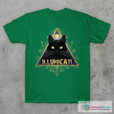 illumicati funny cat T-Shirt