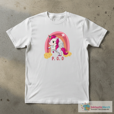 pod // retro unicorn T-Shirt