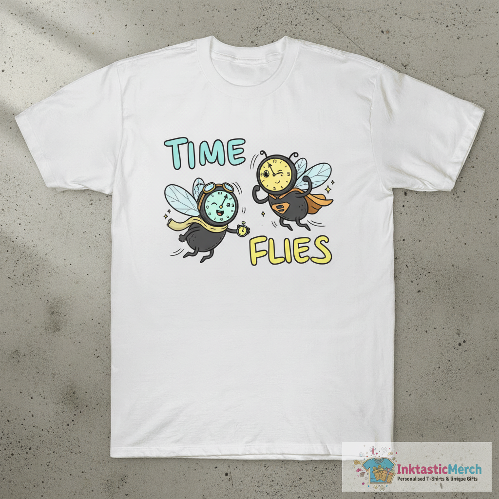 time flies T-Shirt 1 time flies T-Shirt