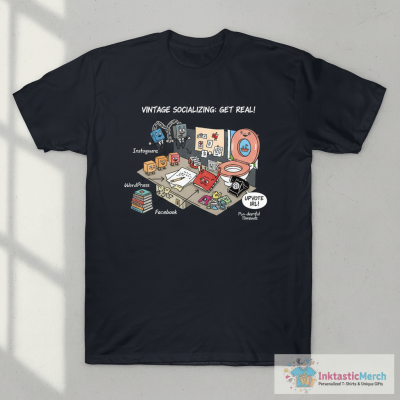 vintage social networking T-Shirt