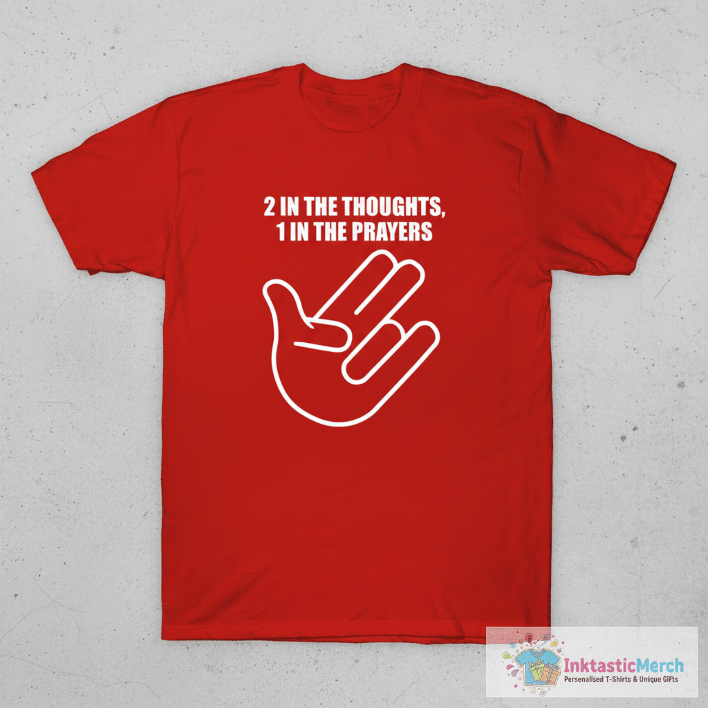 2 in the thoughts 1 in the prayers shirt 1 2 in the thoughts 1 in the prayers shirt
