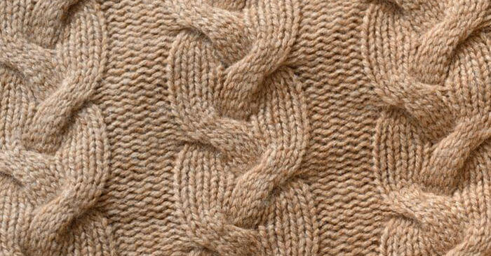 Sweater fabric swatch