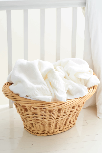 Towels in a Basket towels in basket
