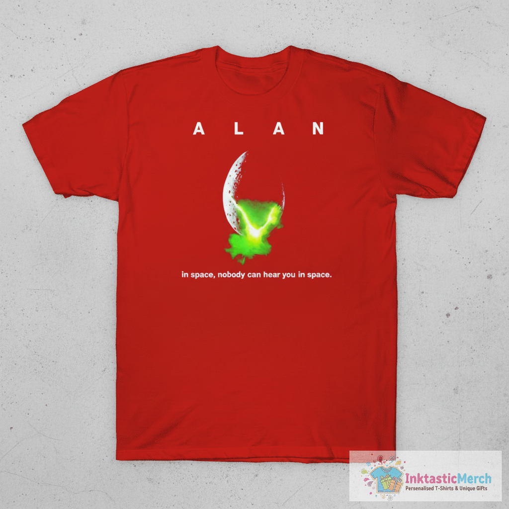 Alan in space nobody can hear you in space shirt 1 Alan in space nobody can hear you in space shirt