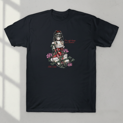 Billie Eilish I’M Only Happy On Christmas 2024 T-Shirt