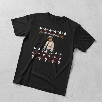 Buford T. Justice Merry Christmas To All You Sumbitches Christmas Shirt