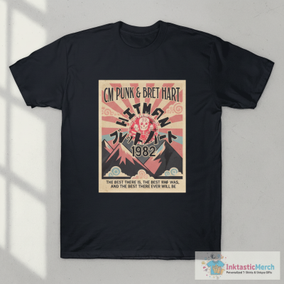 CM Punk Bret Hart Hitman 1982 Hoodie