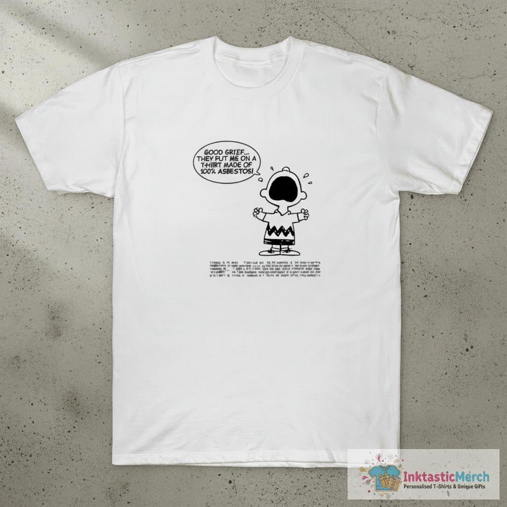 Charlie Brown Asbestos T-Shirt 1 Charlie Brown Asbestos T-Shirt