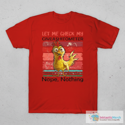 Chicken Let Me Check My Giveashitometer Nope Nothing Mug