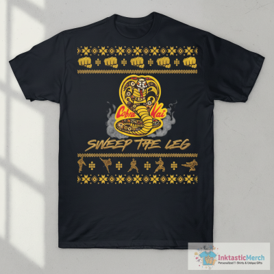 Cobra Kai sweep the leg Christmas sweater