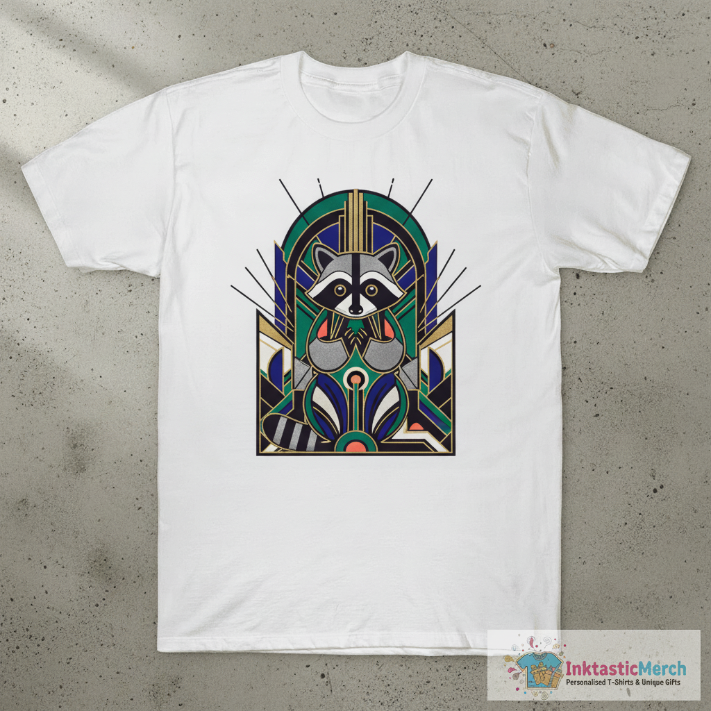 Cute watercolor raccoon T-Shirt 1 Cute watercolor raccoon T-Shirt