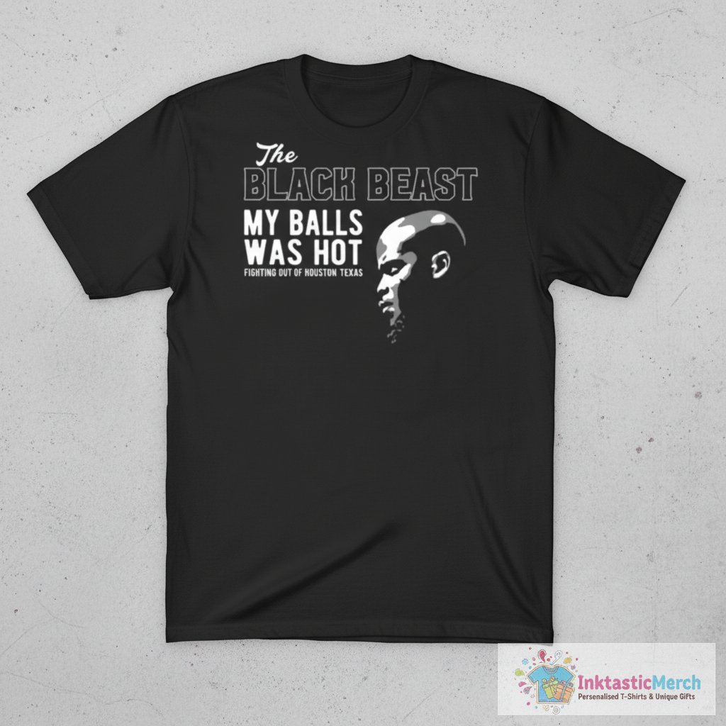 Derrick Lewis the black beast my balls was hot shirt 1 Derrick Lewis the black beast my balls was hot shirt