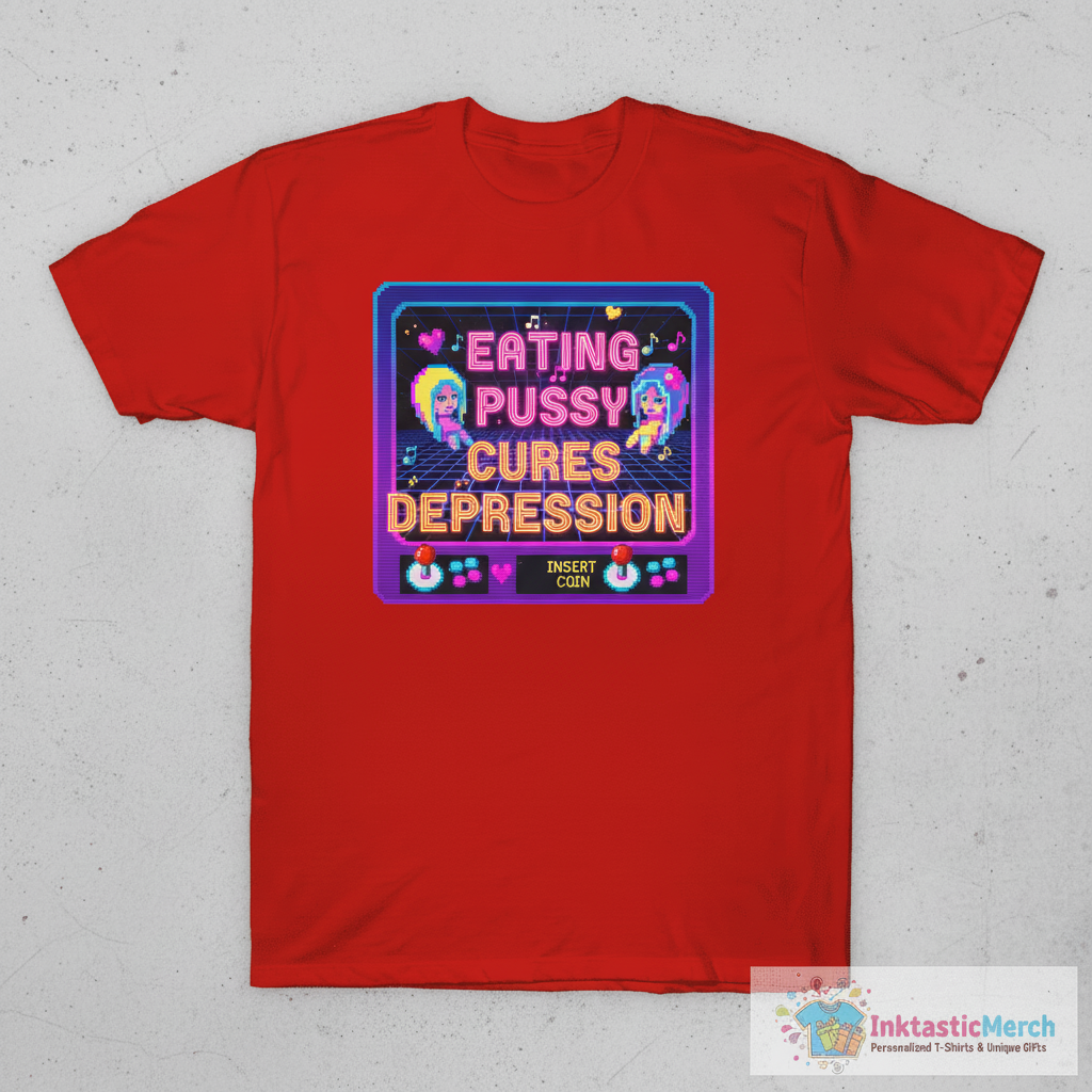 Eating pussy cures depression shirt 1 Eating pussy cures depression shirt