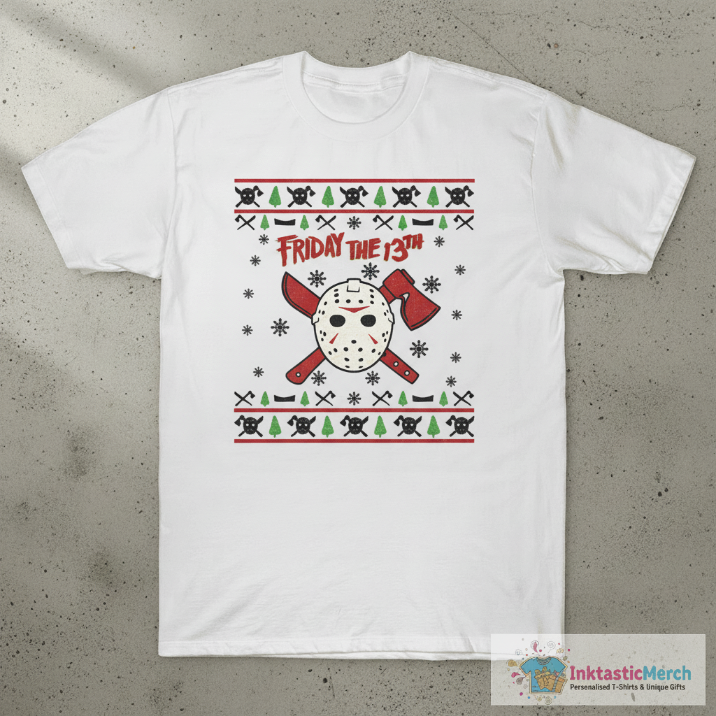 Friday the 13th Christmas sweater 1 Friday the 13th Christmas sweater