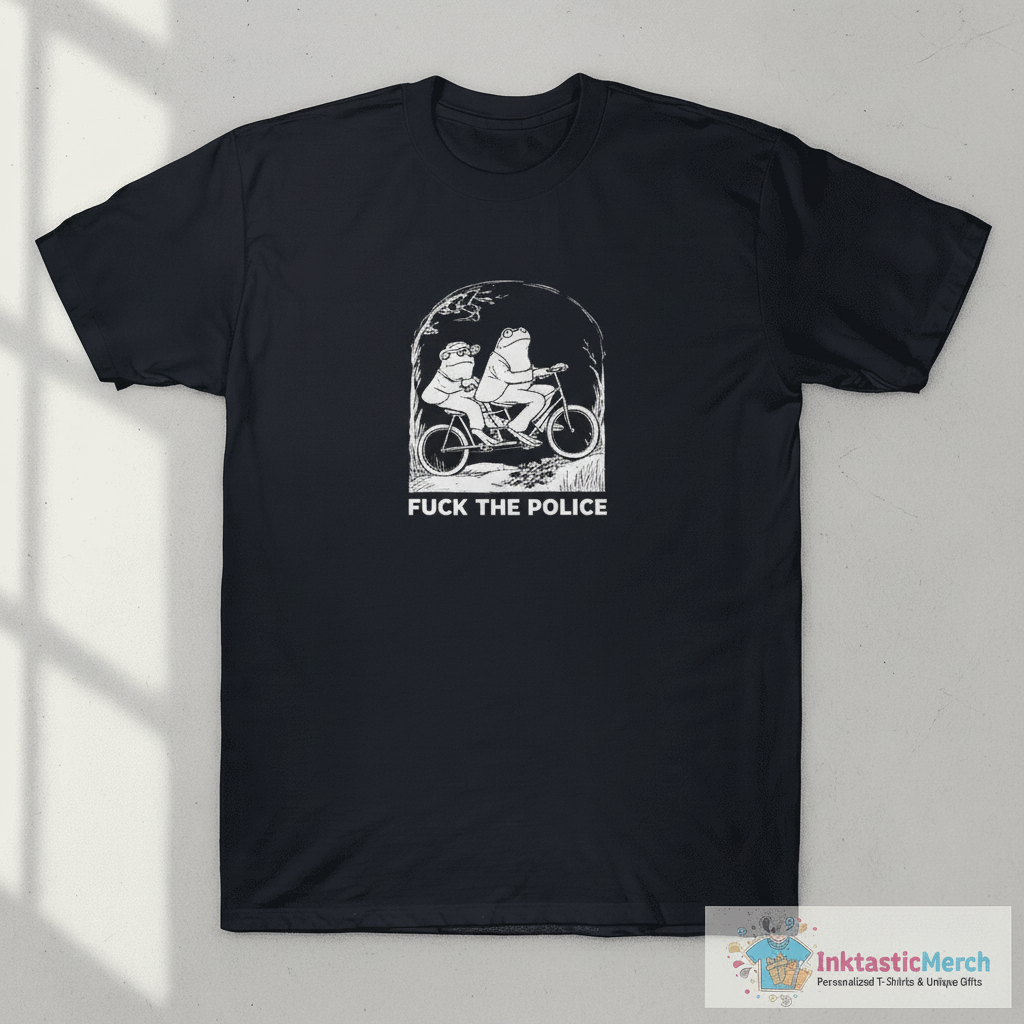 Frog And Toad Fuck The Police T-Shirt 1 Frog And Toad Fuck The Police T-Shirt