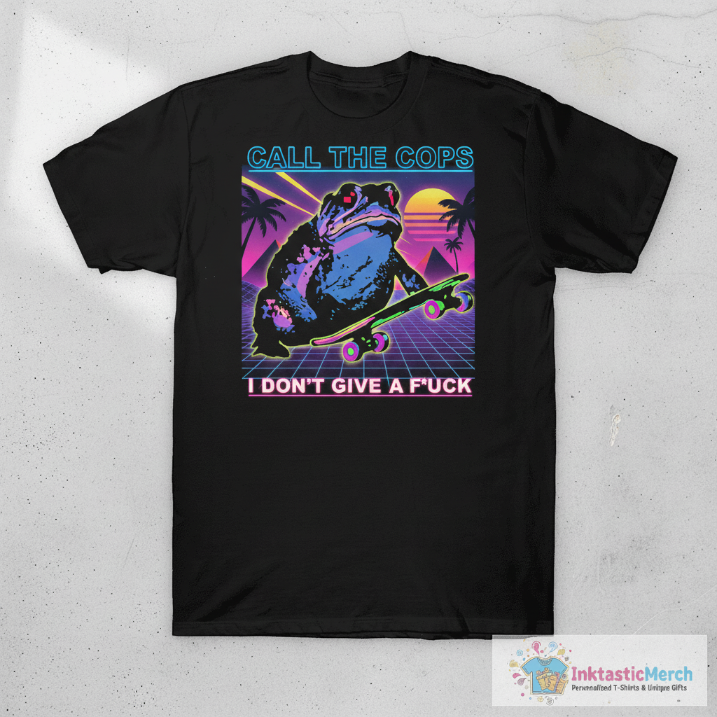Frog Call The Cops I Don’t Give A F*ck Shirt 1 Frog Call The Cops I Don’t Give A F*ck Shirt