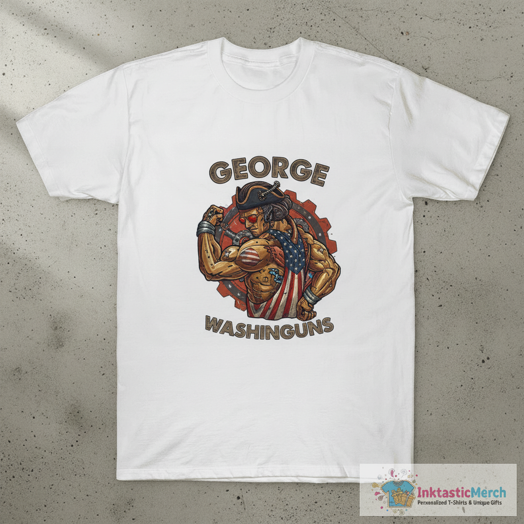 George Washinguns T-Shirt Funny George Washington Workout 1 George Washinguns T-Shirt Funny George Washington Workout