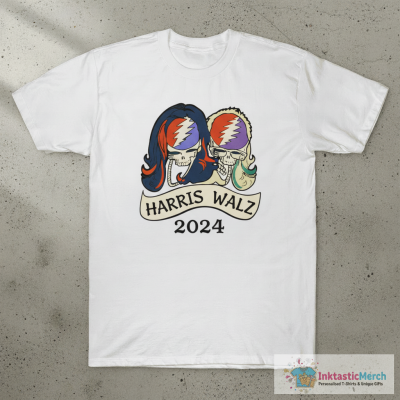 Grateful Dead Bob Weir Harris Walz 2024 T-Shirt