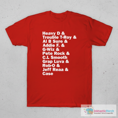 Heavy D And Trouble T-Roy And Al B Sure And Addie F And G-wiz shirt