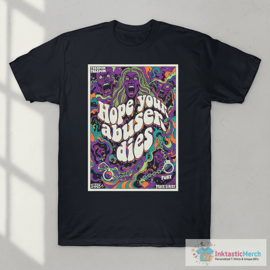 Hope your abuser dies shirt 1 Hope your abuser dies shirt