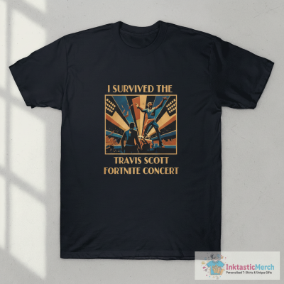I Survived The Travis Scott Fortnite Concert T-Shirt