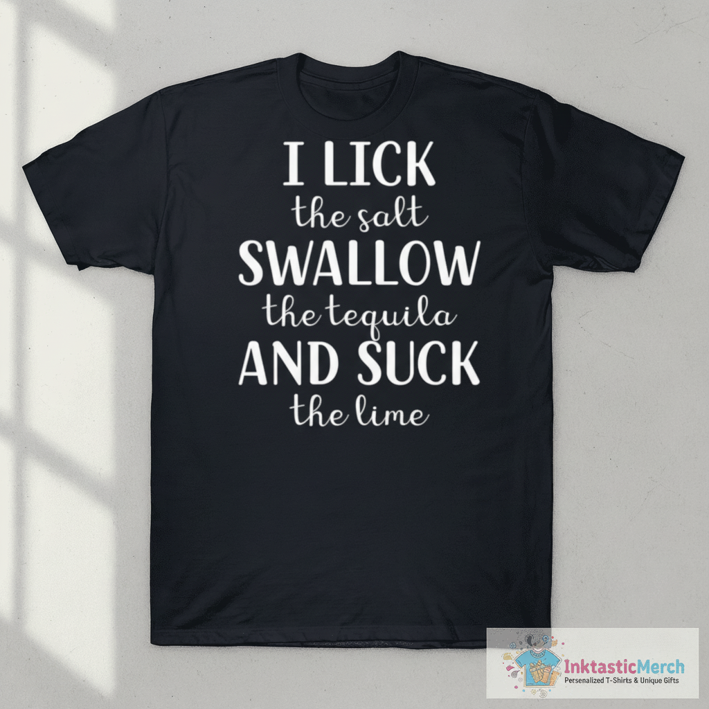 I lick the salt swallow the tequila and suck the lime shirt 1 I lick the salt swallow the tequila and suck the lime shirt