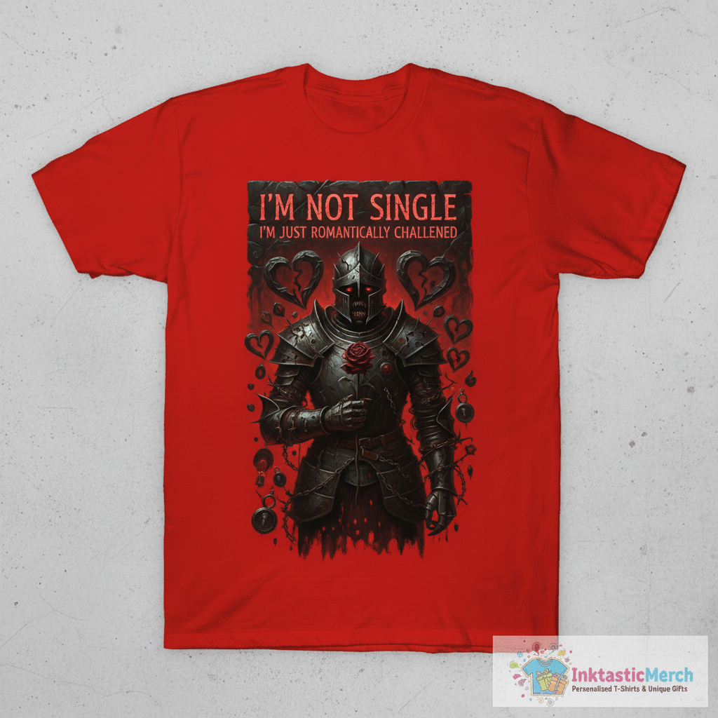 I'm Not Single I'm Just Romantically Challenged T-Shirt 1 I'm Not Single I'm Just Romantically Challenged T-Shirt