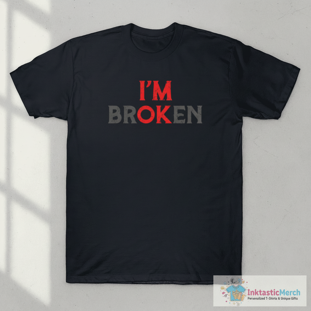 I’m ok I’m broken invisible shirt 1 I’m ok I’m broken invisible shirt