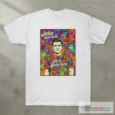 Jake State Farm Halloween polo shirt