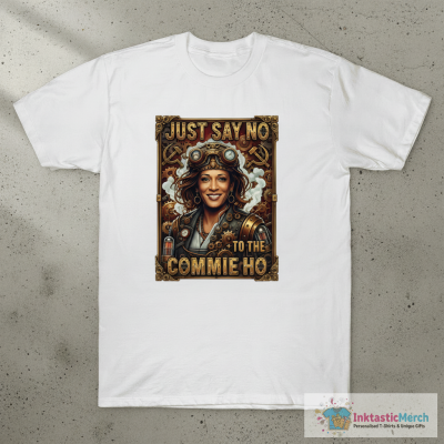 Kamala Harris Just Say No To The Commie Ho Communist Flag T-Shirt