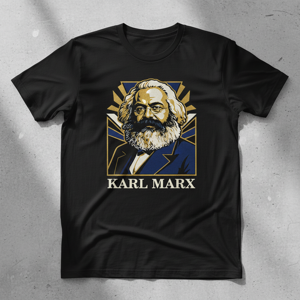 Karl Marx Jack Black T-Shirt 1 Karl Marx Jack Black T-Shirt