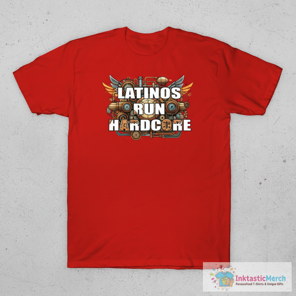 Latinos Run Hardcore T-Shirt 1 Latinos Run Hardcore T-Shirt