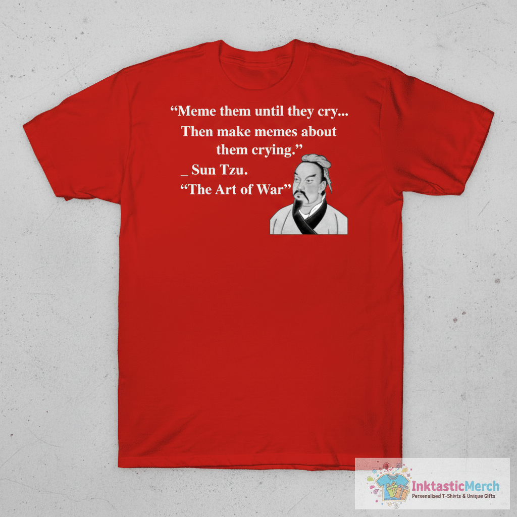 Meme them until they cry then make memes about them crying Sun Tzu shirt 1 Meme them until they cry then make memes about them crying Sun Tzu shirt