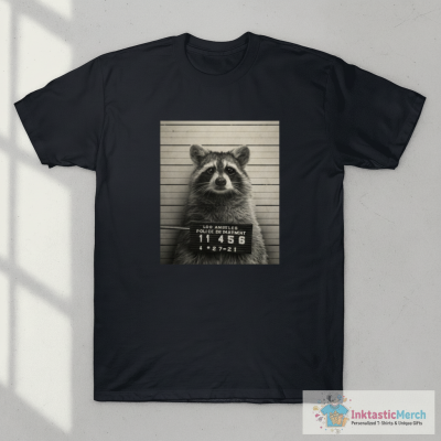 Mugshot Series 4 (Raccoon) T-Shirt